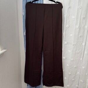 OQQ Elegant Brown Women's Pants